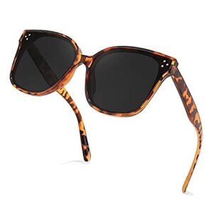 Oversized Polarized Sunglasses UV400 Protection Square Fashion Sunglasses Women